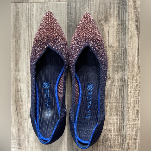 Rothy's Shoes - Rothy’s Midnight Metallic size 11